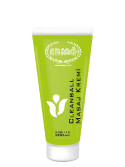 Ersağ Clean Ball Masaj Kremi 200 ml Bitkisel İçerikli Rahatlatıcı Masaj Jeli