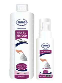 Ersağ aparatlı sıvı el köpüğü 1000 ml hijyenik el temizliği