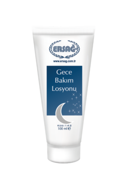 Ersağ Gece Bakım Losyonu 100 Ml - Besleyici ve Yenileyici Gece Bakım Kremi