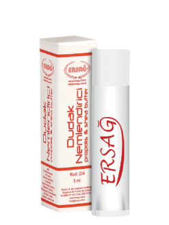 Ersağ Koruyucu Dudak Nemlendiricisi 5 ml Çatlamış Dudaklar İçin Bakım Kremi