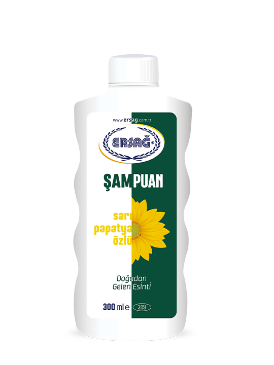 Ersağ Sarı Papatya Özlü Şampuan 300 Ml - Bitkisel İçerikli Saç Bakımı