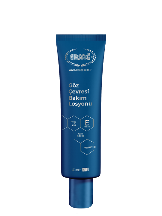 Ersağ yeni ambalajlı 50 ml göz çevresi bakım losyonu ile nemlendirici bakım