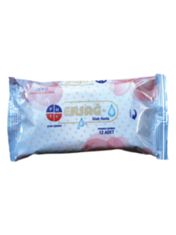 Ersağ Islak Havlu 12 Adet Hijyenik Temizlik Mendili