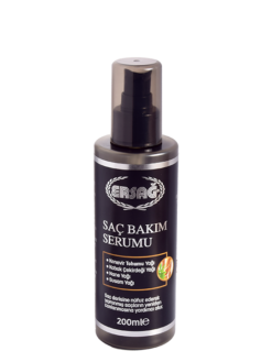 Ersağ saç onarıcı ve parlaklık veren bitkisel saç bakım serumu 200 ml