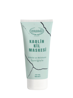 Ersağ 100 ml kaolin kil maskesi ile doğal cilt bakımı ve gözenek temizliği