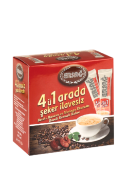 Ersağ 4'ü 1 Arada Tek İçimlik Pratik Hazır Kahve