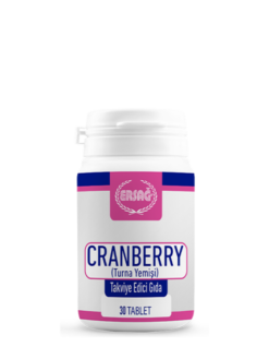 Ersağ Cranberry Turna Yemişi Ekstresi Takviye Edici Gıda Tableti