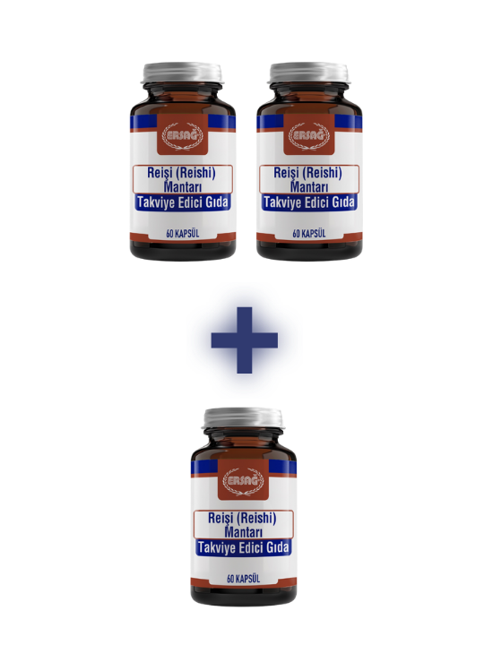 Reişi Mantarı Takviye Edici Gıda 2 Alana 1 Hediye Avantaj Paketi