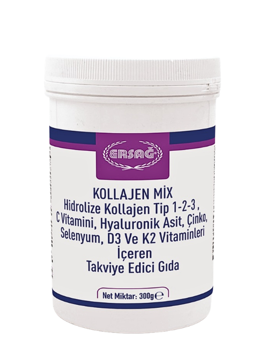 Tip 1, Tip 2 ve Tip 3 kollajen mix kompleks gıda takviyesi