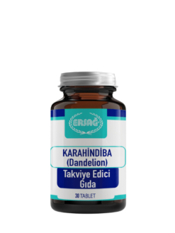 Detoks etkili karahindiba (dandelion) ekstresi içeren bitkisel tablet