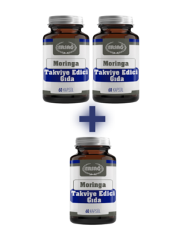 Moringa bitkisel takviye edici gıda 2 alana 1 bedava kampanyalı ürün görseli