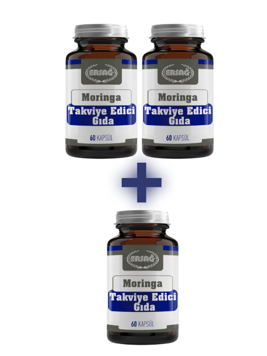 Moringa bitkisel takviye edici gıda 2 alana 1 bedava kampanyalı ürün görseli