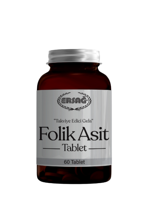 Ersağ Folik Asit - 90 Tablet Takviye Edici Gıda