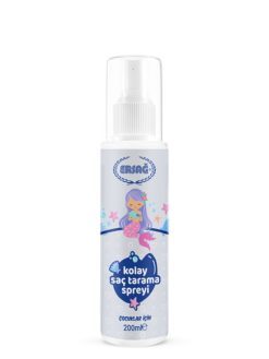 Çocuklar için kolay saç tarama spreyi 200 ml besleyici formül