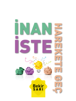 İnan İste Harekete Geç yazılı şık tasarımlı motivasyonel planlayıcı defter