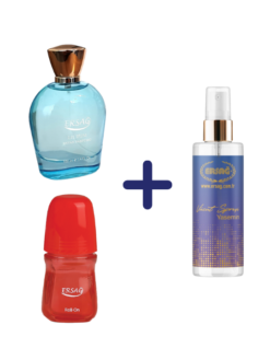 Lilyum çiçeği kokulu kadın parfüm şişesi