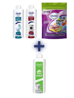 Renkli çamaşırlar için etkili temizlik sağlayan 1000 gr toz çamaşır deterjanı