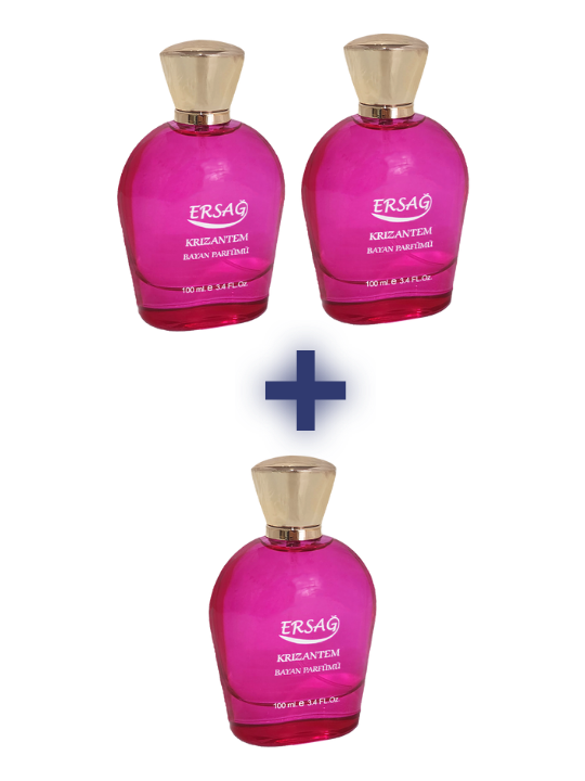 Krizantem Bayan Parfüm 100 cc - 2 Alana 1 Hediye Zarif Bayan Parfümü