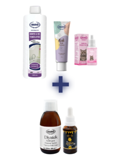 Banyo WC temizleyici 1000 ml yanında hediye sıvı propolis 30 ml ve Diyatek tekli set